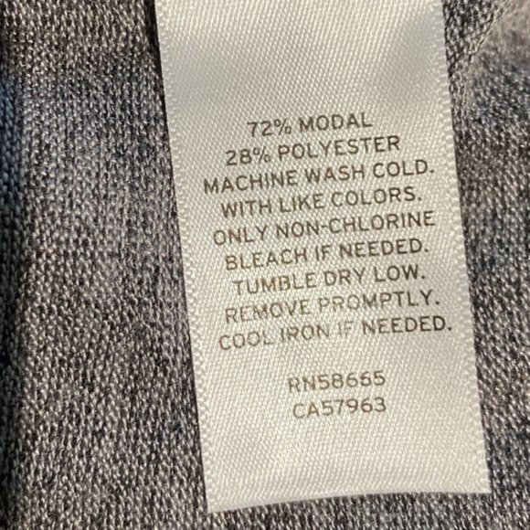 NWT NORDSTROM Grey Long Sleeve Crew Neck Shirt? - Picture 8 of 9